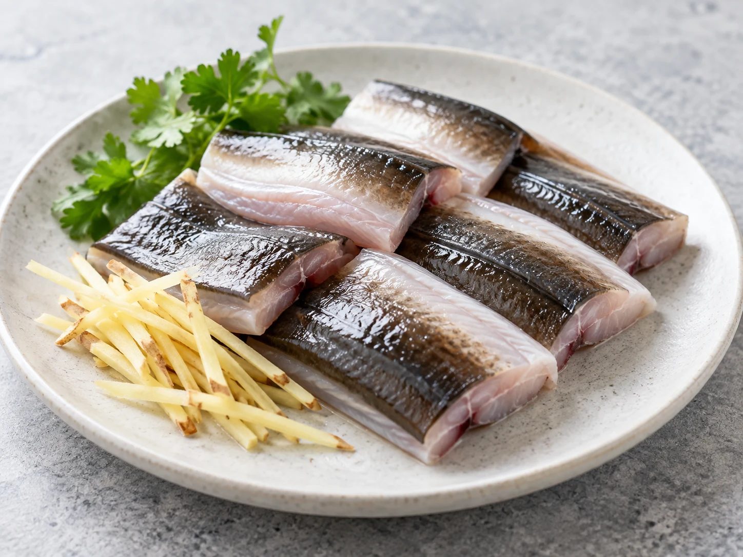 生鮮鰻魚切塊料理情境